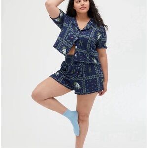 HILL HOUSE BUTTON UP PAJAMA TOP